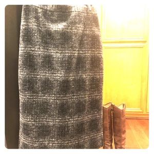 Banana Republic Wool Midi Length Skirt